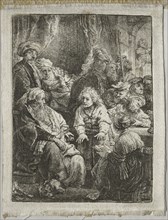 Joseph Telling his Dreams, 1638. Creator: Rembrandt van Rijn (Dutch, 1606-1669).