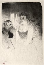 Judic in the Loge, 1894. Creator: Henri de Toulouse-Lautrec (French, 1864-1901).