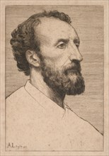 Jules Dalou, 1877. Creator: Alphonse Legros (French, 1837-1911).