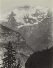 Jungfrau, View from Mürren, Switzerland, c. 1860s. Creator: Charles Soulier (French, 1840-1875).