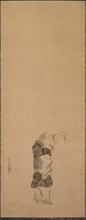 Kenshu, Monk with Shrimp, c. 1600-1640. Creator: Tawaraya S?tatsu (Japanese, died c. 1640).