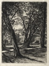 Kensington Gardens, 1859. Creator: Francis Seymour Haden (British, 1818-1910).
