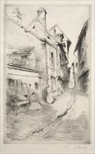 La rue de lEcole à Troyes, 1902. Creator: Gustave Leheutre (French, 1861-1932).