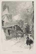 La Rue des Barres, Paris. Creator: Auguste Louis Lepère (French, 1849-1918).