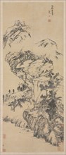 Landscape after Guo Zhongshu, mid 1600s-1705. Creator: Bada Shanren (Chinese, 1626-1705).