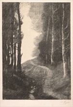 Landscape at Bouleaux. Creator: Alphonse Legros (French, 1837-1911).