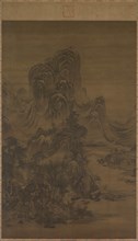 Landscape in the Style of Juran, 1368-1644. Creator: Liu Du (Chinese, active c. 1628-after 1653), attributed to.