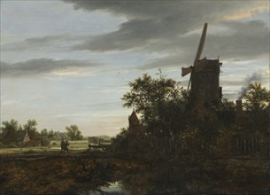 Landscape with a Windmill , 1646. Creator: Jacob van Ruisdael (Dutch, 1628/29-1682).