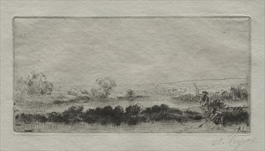 Landscape with Beat-bog: In the Marsh. Creator: Alphonse Legros (French, 1837-1911).