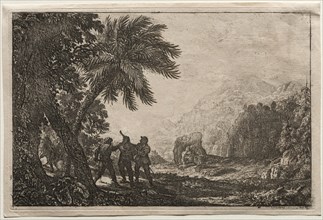 Landscape with Brigands, 1633. Creator: Claude Lorrain (French, 1604-1682).