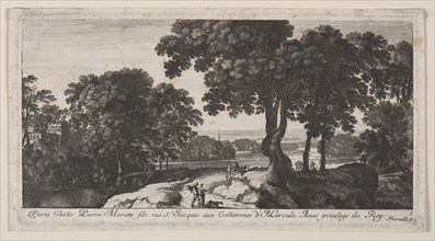 Landscape with Figures. Creator: Gabriel Perelle (French, c. 1603-1677).