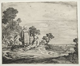 Landscape with Peasants, 1626. Creator: Pieter Molyn (Dutch, 1595-1661).