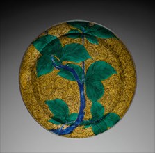 Large Dish with Persimmon Branch, mid- to late 1600s. Creator: Unknown.