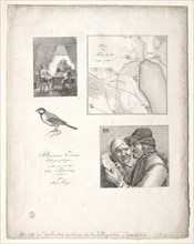 Lart de la litographie:Four Subjects after Falger. Creator: Alois Senefelder (German, 1771-1834).