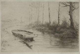 Le Canal: Effet du matin. Creator: Alphonse Legros (French, 1837-1911).