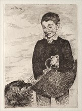 Le gamin au chien, avec le cabas. Creator: Edouard Manet (French, 1832-1883).