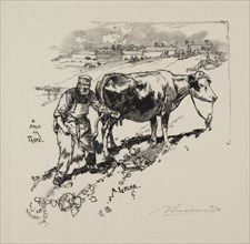 Le marchand de lait. Creator: Auguste Louis Lepère (French, 1849-1918).