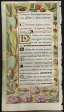 Leaf from a Book of Hours: Penitential Psalms, c. 1530-1535. Creator: Noël Bellemare (French, d. 1546); The 1520s Hours Workshop (French).