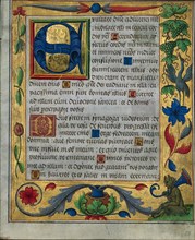 Leaf from a Psalter and Prayerbook...(1 of 3 Excised Leaves), c. 1524. Creator: Unknown.