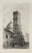 LEglise Saint-Roch. Creator: Alfred Alexandre Delauney (French, 1830-1894).