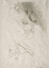 Lender and Baron, 1893. Creator: Henri de Toulouse-Lautrec (French, 1864-1901).
