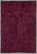 Length of Silk Damask Textile, early 1700s. Creator: Unknown.
