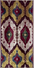 Length of silk velvet ikat, 1875 - 1900. Creator: Unknown.