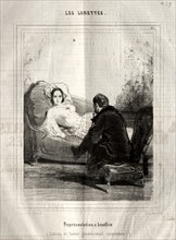 Les Lorettes, 1842. Creator: Paul Gavarni (French, 1804-1866).