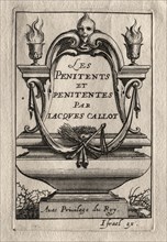 Les Penitents: Frontispiece. Creator: Abraham Bosse (French, 1602-1676); Jacques Callot (French, 1592-1635).