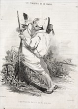 Les Plaisirs de la chasse: Le plus bécasse des deux nest pas celui quon pense, 1842. Creator: Alade Joseph Lorentz (French, 1813-after 1858).