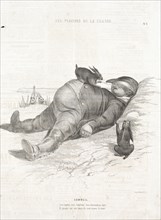 Les Plaisirs de la chasse: Sommeil, 1842. Creator: Alade Joseph Lorentz (French, 1813-after 1858).