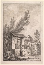 Les Soirées de Rome: Le Puits, 1763-1764. Creator: Hubert Robert (French, 1733-1808).