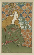 LEstampe Moderne: Jane, 1898. Creator: Louis Rhead (American, 1857-1926); Printed by F. Champenois, Paris ; L'Estampe Moderne.
