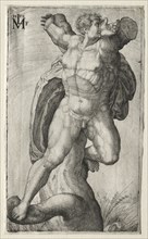 LHomme Crucific, 1550. Creator: Melchior Lorck (Danish, 1526/27-aft 1588).