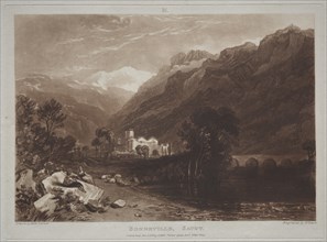 Liber Studiorum: Bonneville, Savoy. Creator: Joseph Mallord William Turner (British, 1775-1851).