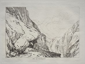 Liber Studiorum: Mt. St. Gothard. Creator: Joseph Mallord William Turner (British, 1775-1851).