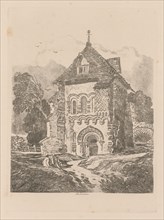 Liber Studiorum: Plate 36, Church near Durham, 1838. Creator: John Sell Cotman (British, 1782-1842).