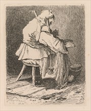 Liber Studiorum: Plate 44, Sketch after Rembrandt, 1838. Creator: John Sell Cotman (British, 1782-1842).