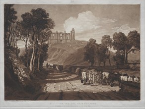 Liber Studiorum: St. Catherine's Hill, near Guilford. Creator: Joseph Mallord William Turner (British, 1775-1851).