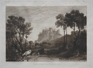 Liber Studiorum: The Castle above the Meadows. Creator: Joseph Mallord William Turner (British, 1775-1851).