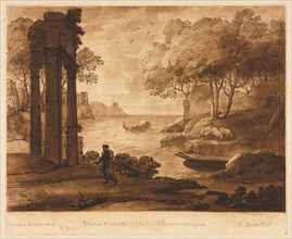 Liber Veritatis: No. 200, A View on the Sea Shore, with the Story of Jesus, 1777. Creator: Richard Earlom (British, 1743-1822); John Boydell.