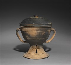 Lidded Cup with Strap Handles, 300s-400s. Creator: Unknown.