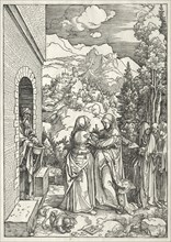 Life of the Virgin: The Visitation, 1504-1505. Creator: Albrecht Dürer (German, 1471-1528).