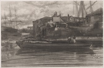 Limehouse, 1878. Creator: James McNeill Whistler (American, 1834-1903).
