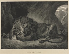Lion de lAtlas, 1829. Creator: Eugène Delacroix (French, 1798-1863).