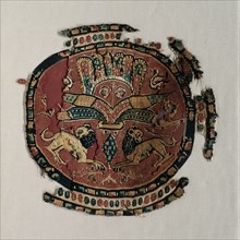 Lions from a Tunic, c. 800's. Creator: Unknown.