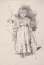 Little Evelyn, 1896. Creator: James McNeill Whistler (American, 1834-1903).