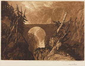 Little Devil's Bridge, 1886. Creator: Frank Short (British, 1857-1945); Robert Dunthorne, London.
