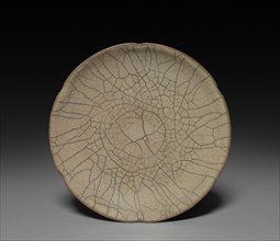 Lobed Dish: Guan ware, 12th-14th Century. Creator: Unknown.