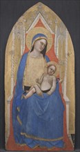 Madonna and Child Enthroned, c. 1350. Creator: Master of San Lucchese (Italian, c. 1335-1380).